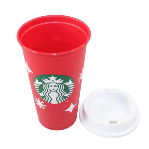 Brand New Red Cup Day 2022 Starbucks 25 Years of Holiday Tumbler 16 oz Reusable - Picture 6 of 9